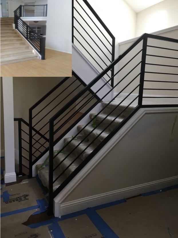 Modern Staircase installation in Denver Co